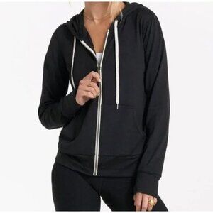 Vuori Black Zip-Up Hoodie